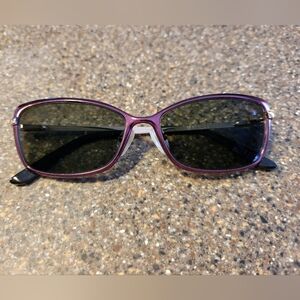 Zenni Optical Purple Metallic Cat-Eye Glasses Frames #157517 + Case
